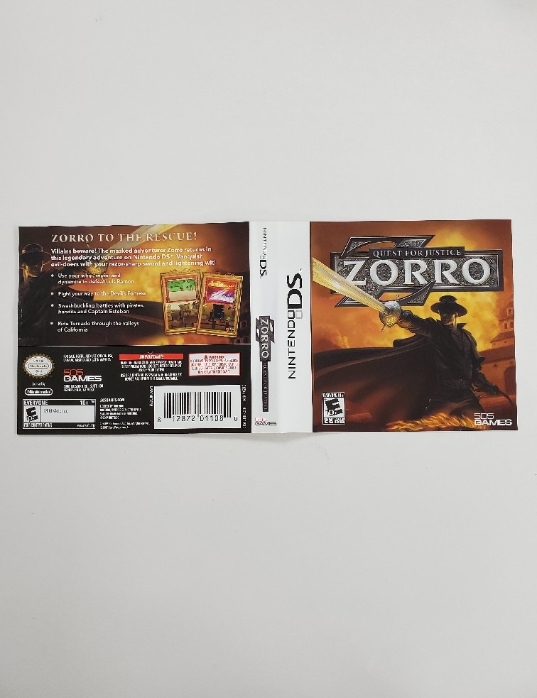 Zorro: Quest for Justice (B)