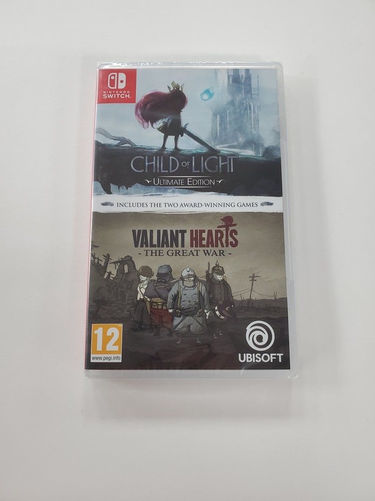 Child of Light (Ultimate Edition) & Valiant Hearts: The Great War (Version Européenne) (NEW)