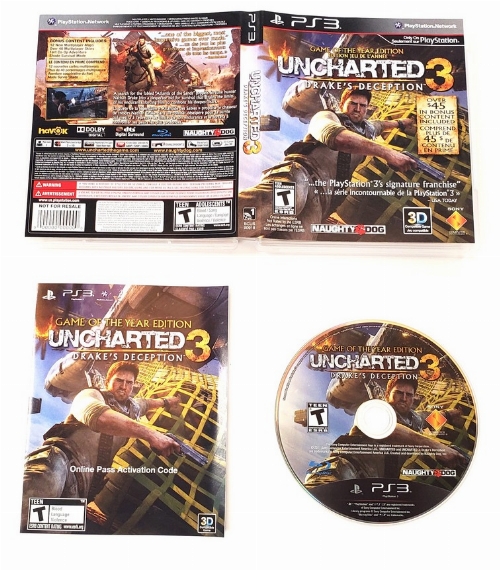 Uncharted 3: Drake's Deception [Game of the Year Edition] (CIB)