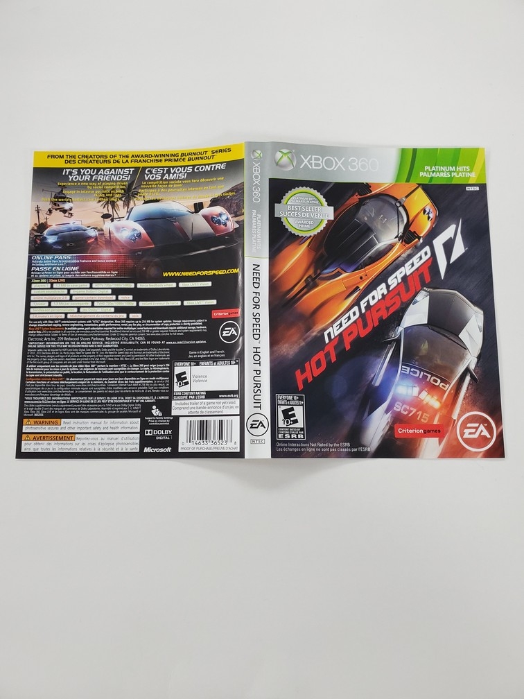 Need for Speed: Hot Pursuit [Platinum Hits] (B)