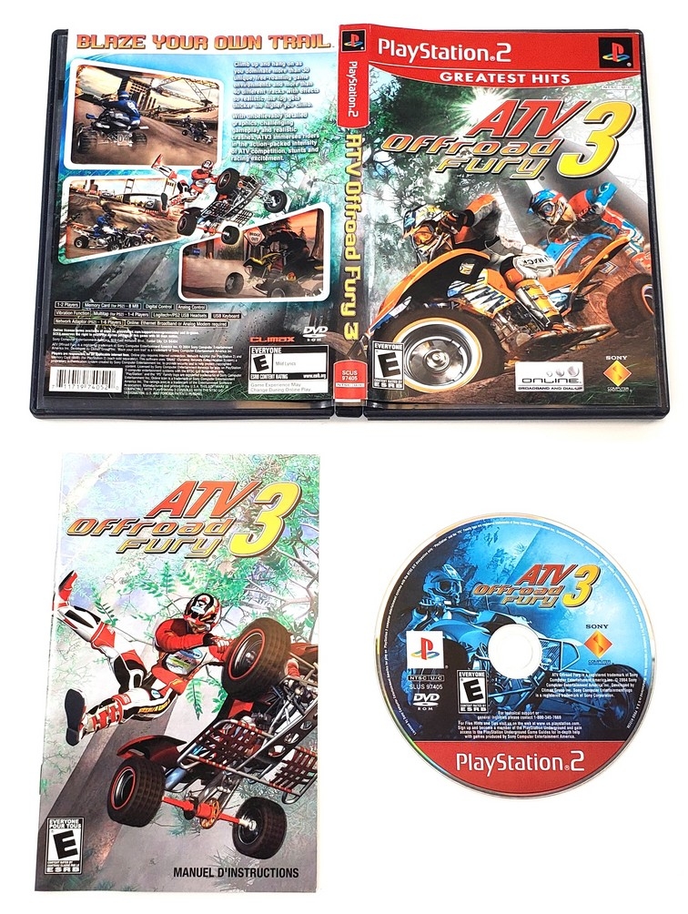 ATV: Offroad Fury 3 (Greatest Hits) (CIB)