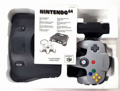 Nintendo 64 - Charcoal (Model NUS-001) (CIB)