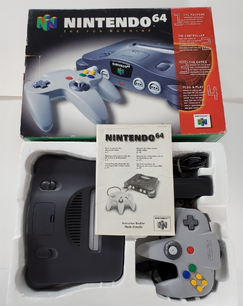 Nintendo 64 Charcoal (Model NUS-001) (CIB)