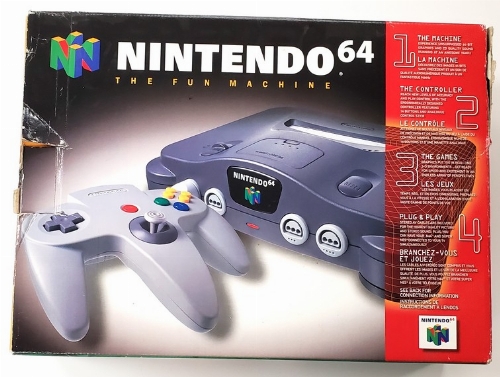 Nintendo 64 - Charcoal (Model NUS-001) (CIB)