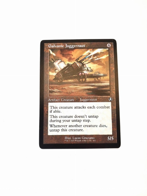 Galvanic Juggernaut (Retro Frame)