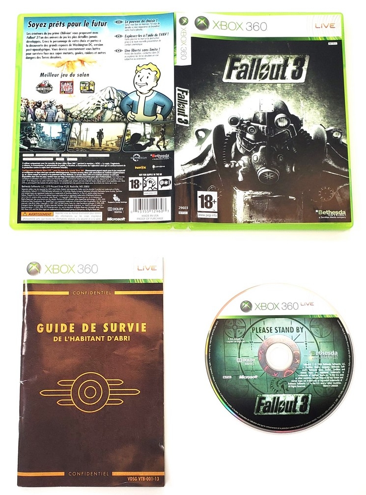 Fallout 3 (Version Francaise) (CIB)