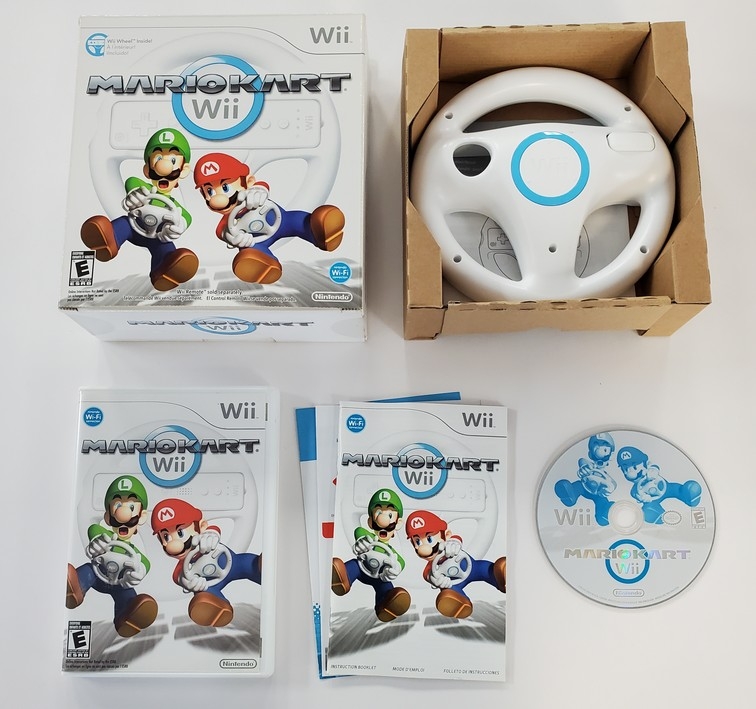 Mario Kart Wii (Wheel Bundle) (CIB)