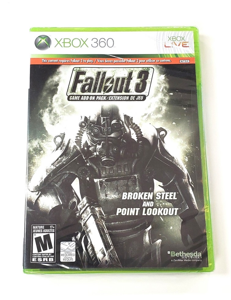 Fallout 3: Broken Steel & Point Lookout (Add-On Pack) (NEW)
