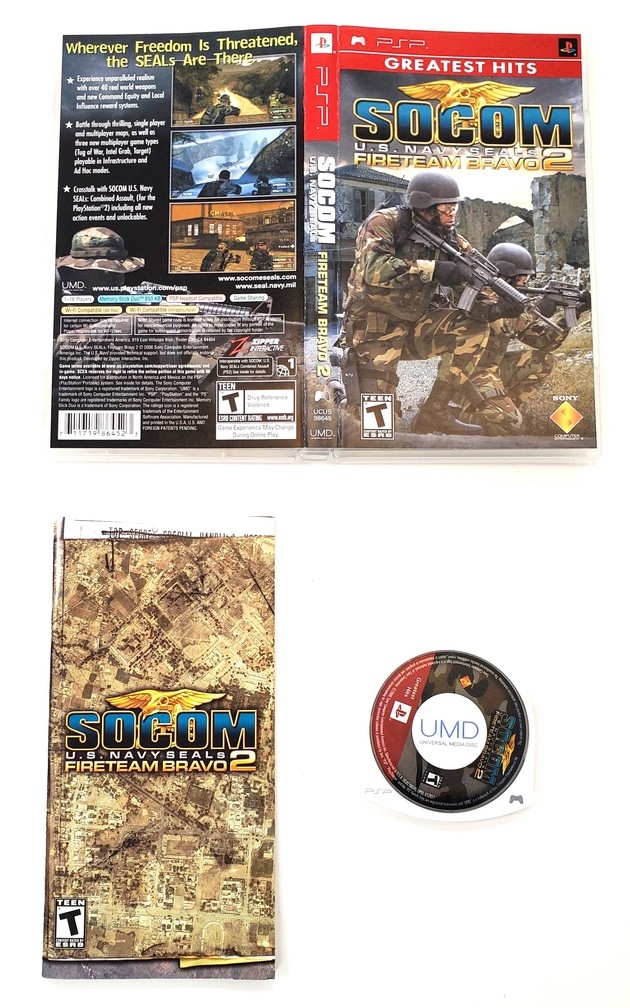 SOCOM: U.S. Navy Seals - Fireteam Bravo 2 [Greatest Hits] (CIB)