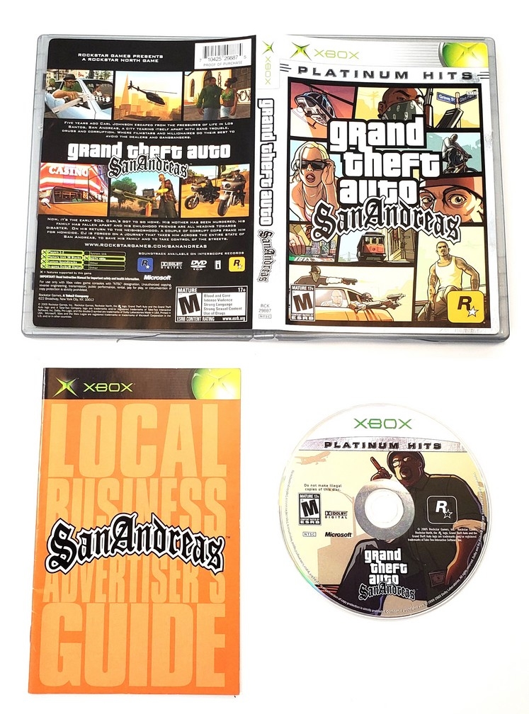 Grand Theft Auto: San Andreas [Platinum Hits] (CIB)
