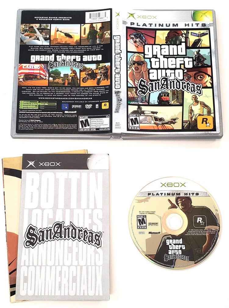 Grand Theft Auto: San Andreas [Platinum Hits] (CIB)