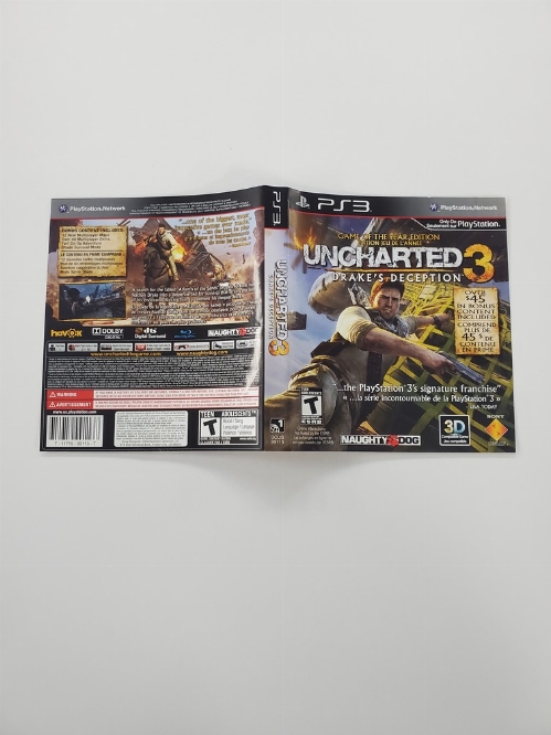 Uncharted 3: Drake's Deception (Game of the Year Edition) (B)
