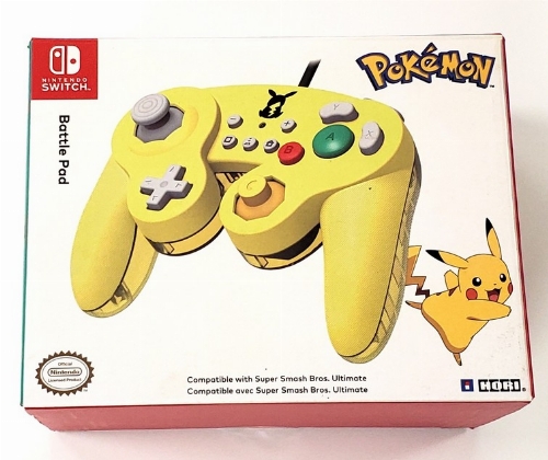 Nintendo Switch: Pikachu Hori Battle Pad Controller (CIB)