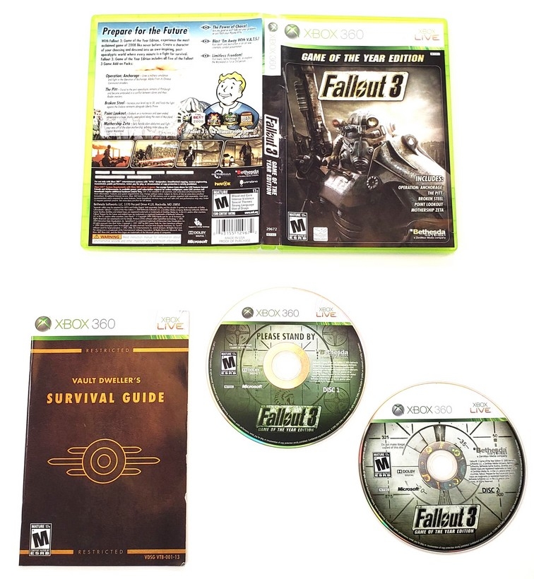 Fallout 3 [Game of the Year Edition] (CIB)