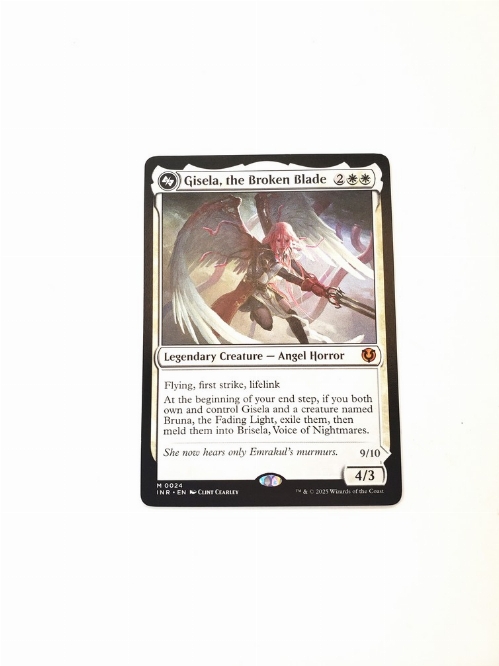Gisela, the Broken Blade // Brisela, Voice of Nightmares