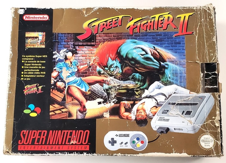 Super Nintendo (Street Fighter II Edition) (Region Free Custom) (Version Européenne) (CB)