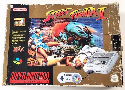 Super Nintendo (Street Fighter II Edition) (Region Free Custom) (Version Européenne) (CB)