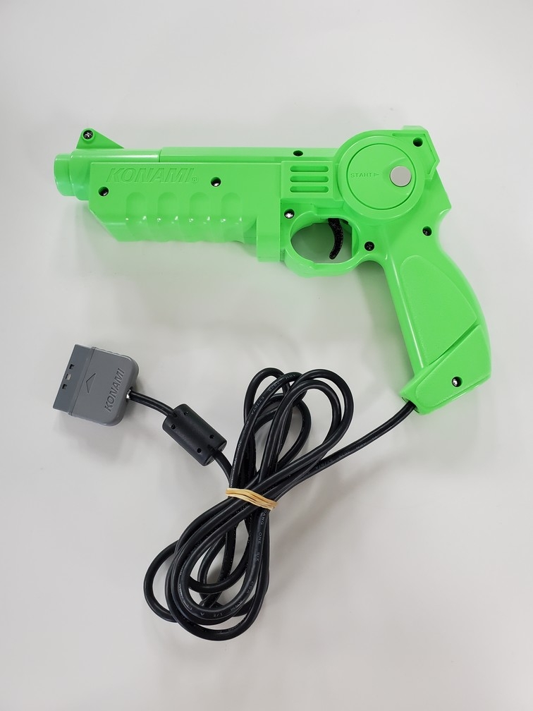 Playstation 1 Justifier Green Light Gun Blaster