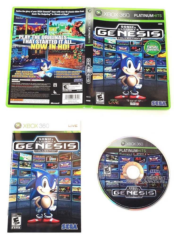 Sonic's Ultimate Genesis Collection [Platinum Hits] (CIB)