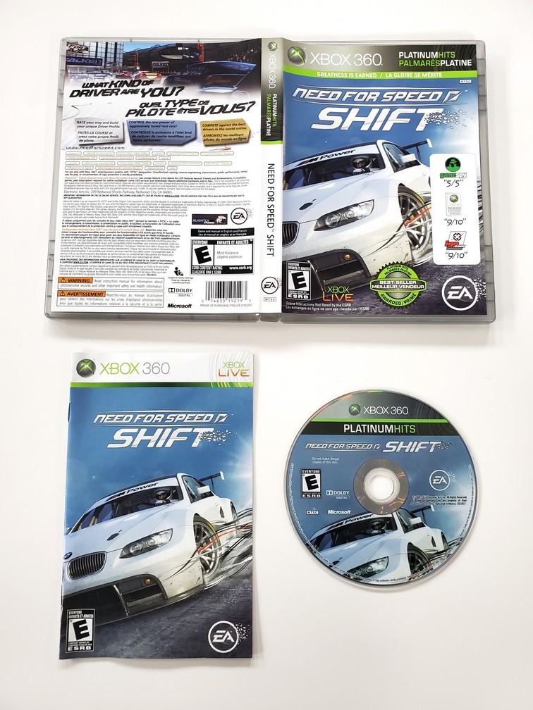 Need for Speed: Shift (Platinum Hits) (CIB)