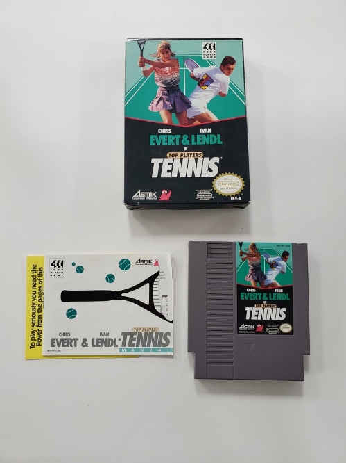 Chris Evert & Ivan Lendl in Top Players Tennis (CIB)