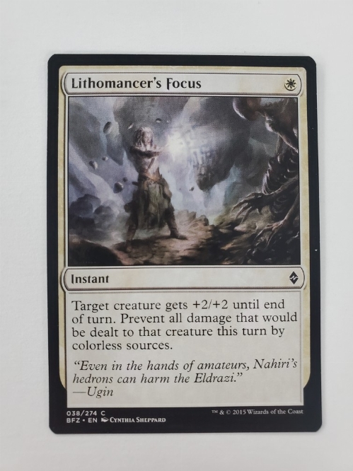 Lithomancer's Focus