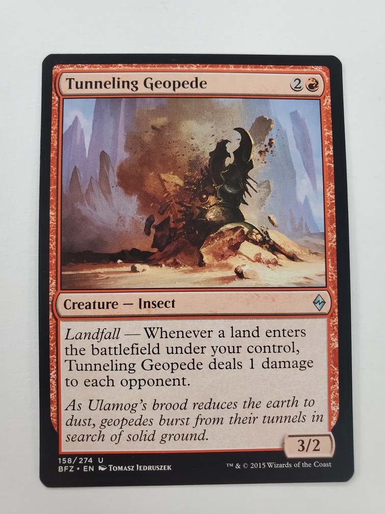 Tunneling Geopede