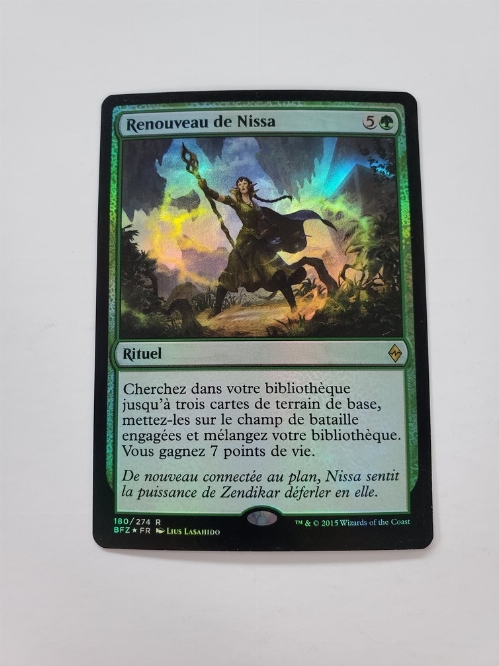 Nissa's Renewal (Foil) (Francaise)