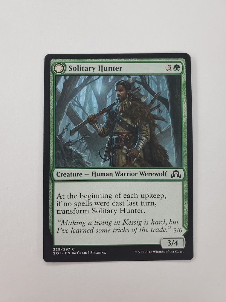 Solitary Hunter // One of the Pack