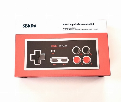 8BitDo NES30 2.4G Wireless Gamepad Controller (CIB)