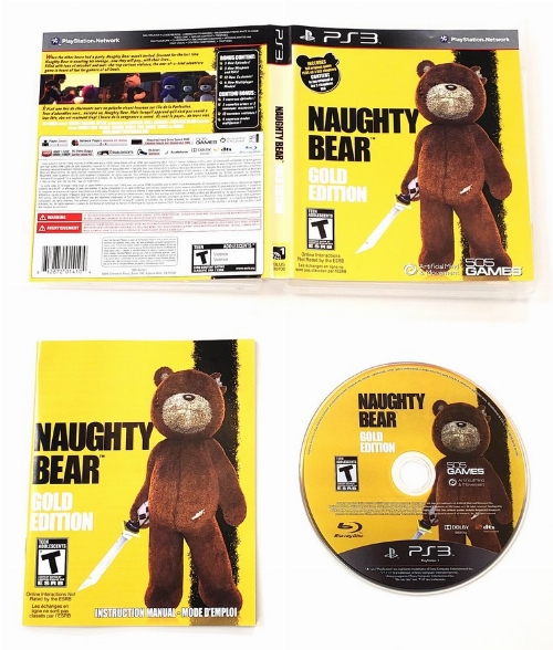 Naughty Bear (Gold Edition) (CIB)