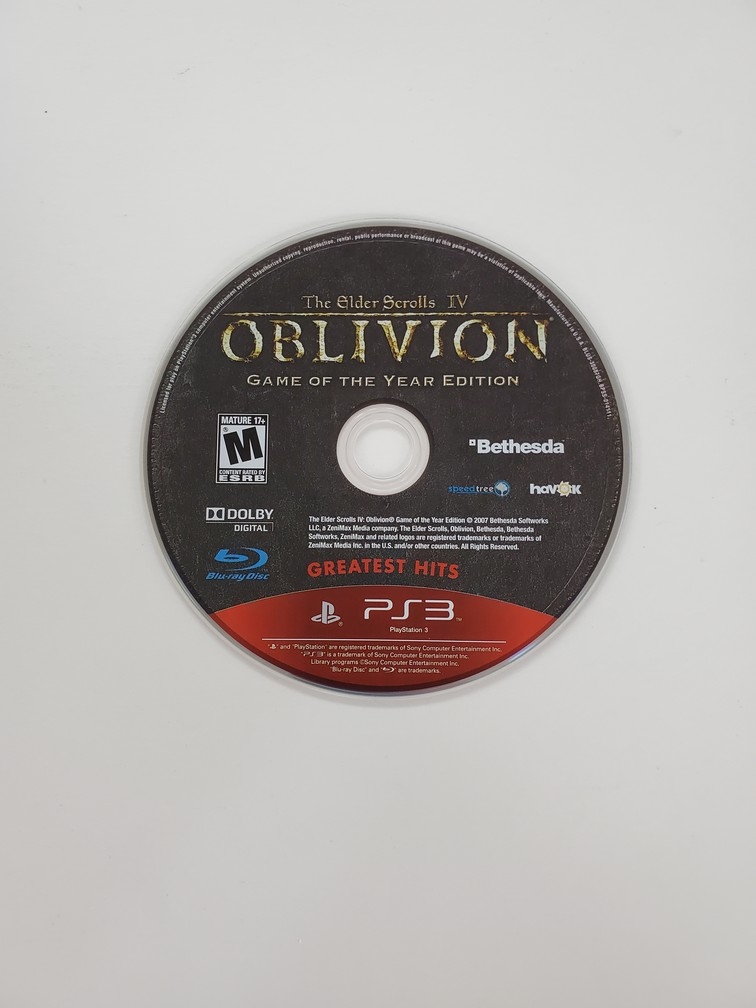 Elder Scrolls IV: Oblivion, The [Game of the Year Edition] (Greatest Hits) (C)