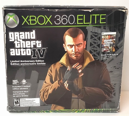 Xbox 360 - Elite (120GB) Grand theft Auto IV (Limited Anniversary Edition) (CIB)