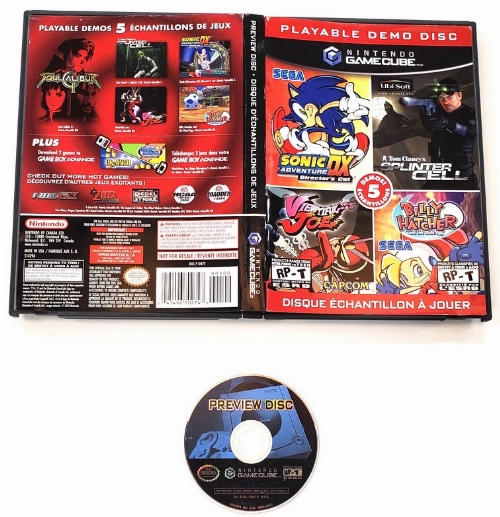 Nintendo Gamecube Preview Disc (CIB)
