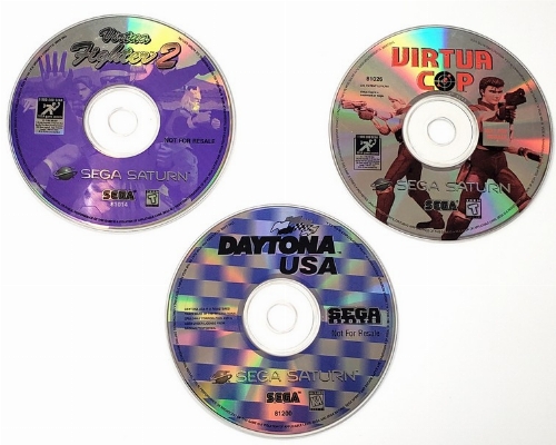 Virtua Fighter 2 - Virtua Cop - Daytona USA [Not For Resale Pack] (C)