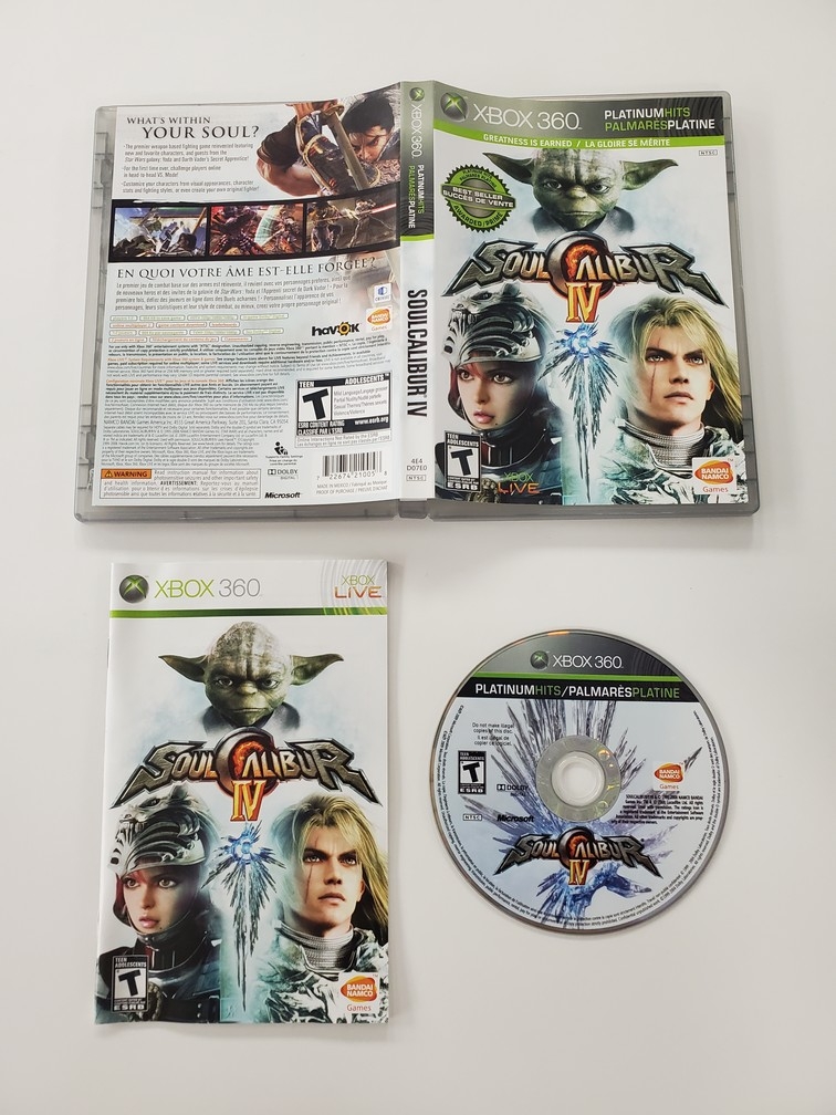 SoulCalibur IV (Platinum Hits) (CIB)