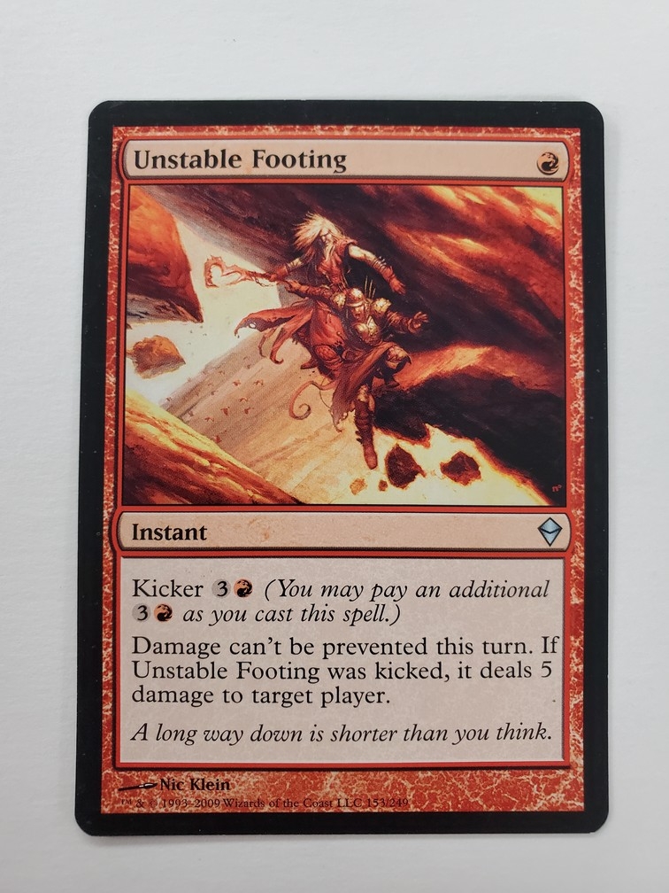 Unstable Footing