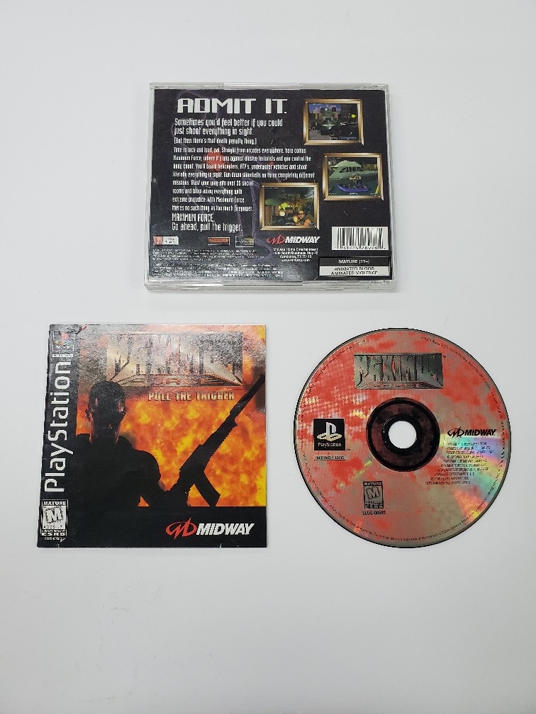Maximum Force Sur Sega Saturn – Complet CIB, PAL, Excellent état