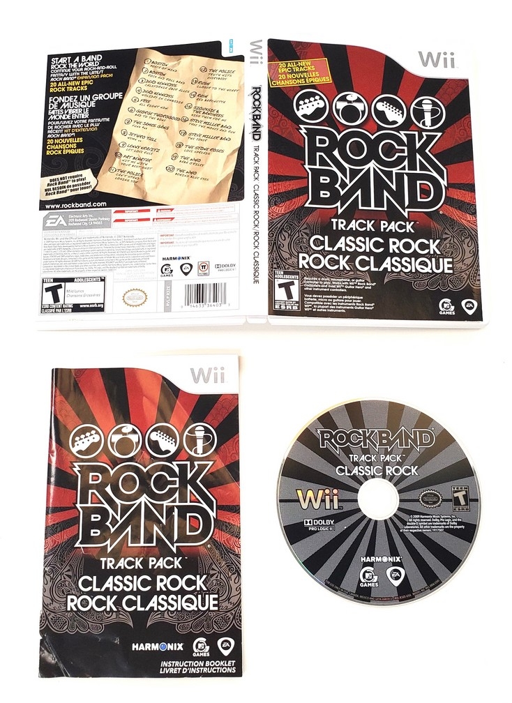 Rock Band: Track Pack - Classic Rock (CIB)