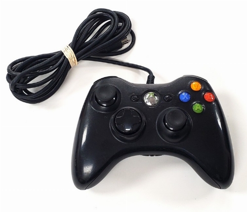 Xbox 360 Black Wired Controller