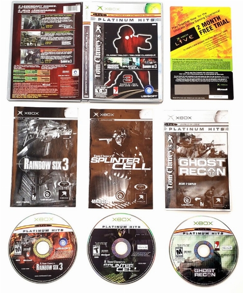 Tom Clancy's Classic Trilogy (Platinum Hits) (CIB)