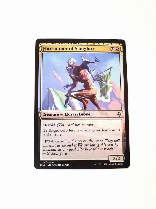 Forerunner of Slaughter