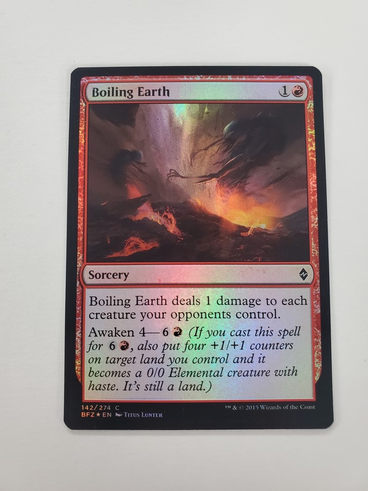 Boiling Earth (Foil)