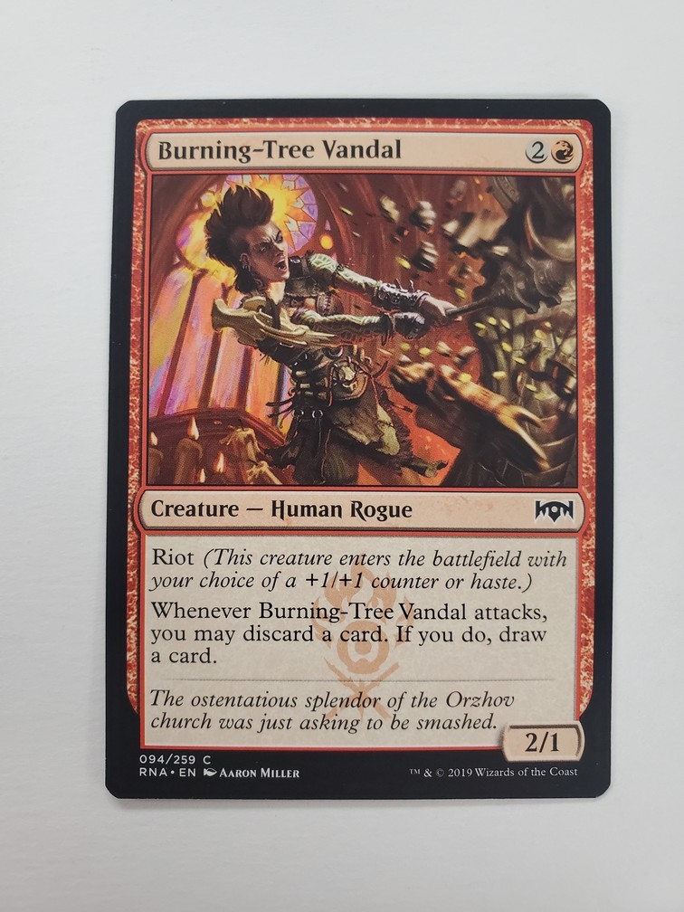 Burning-Tree Vandal