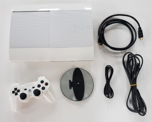 Playstation 3 Super Slim 500GB Ceramic White (Model CECH 4001C)