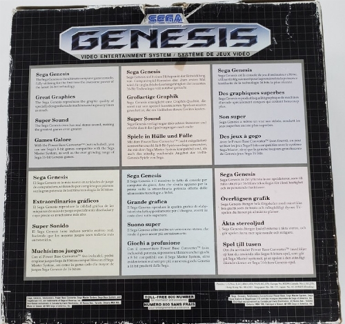 SEGA Genesis (Model MK-1601-22) (CIB)
