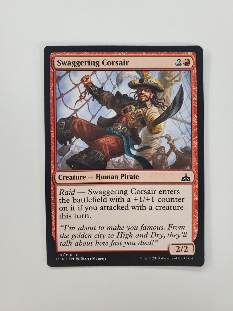 Swaggering Corsair