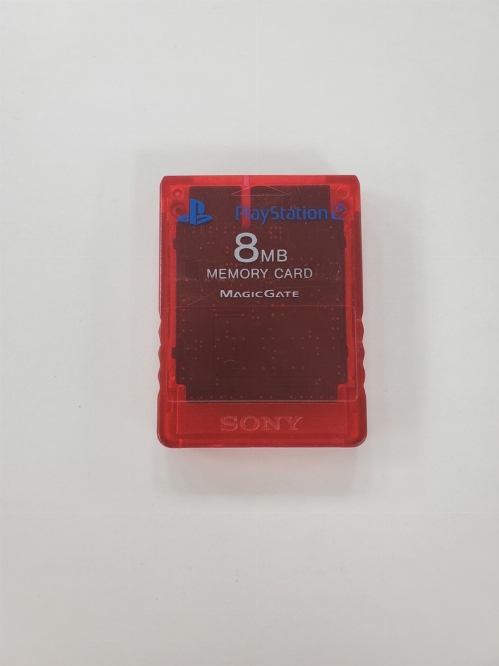 Playstation 2 Red Memory Card 8MB
