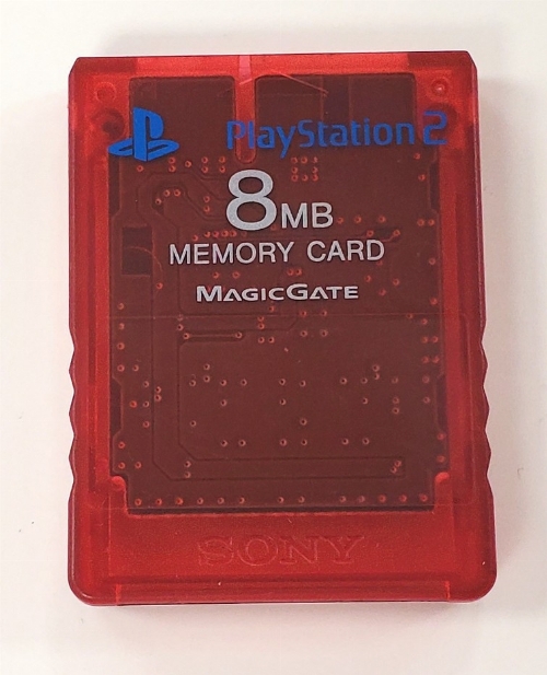 Playstation 2 Red Memory Card 8MB