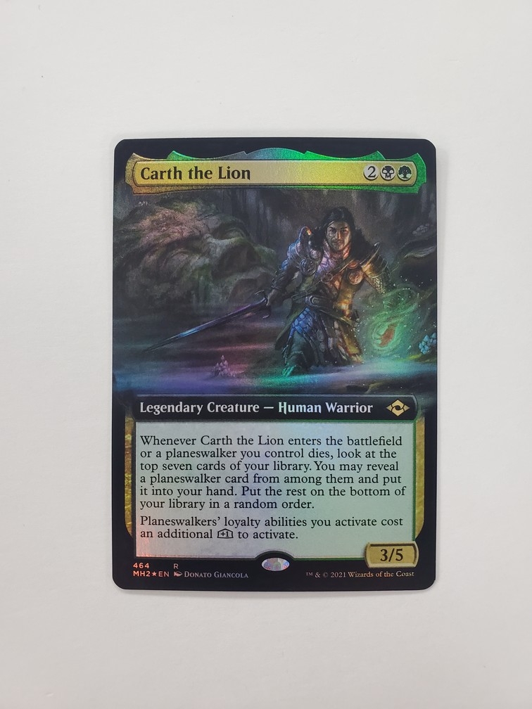 Carth the Lion - Extended Art (Foil)